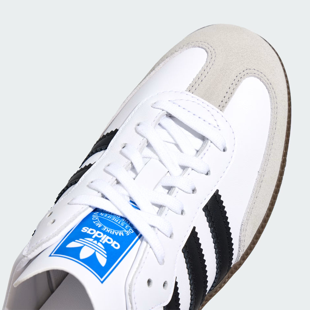 SAMBA MULE WHITE AND BLACK
