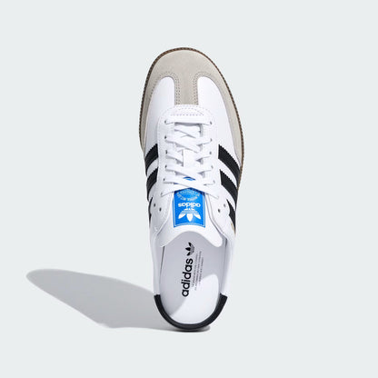 SAMBA MULE WHITE AND BLACK